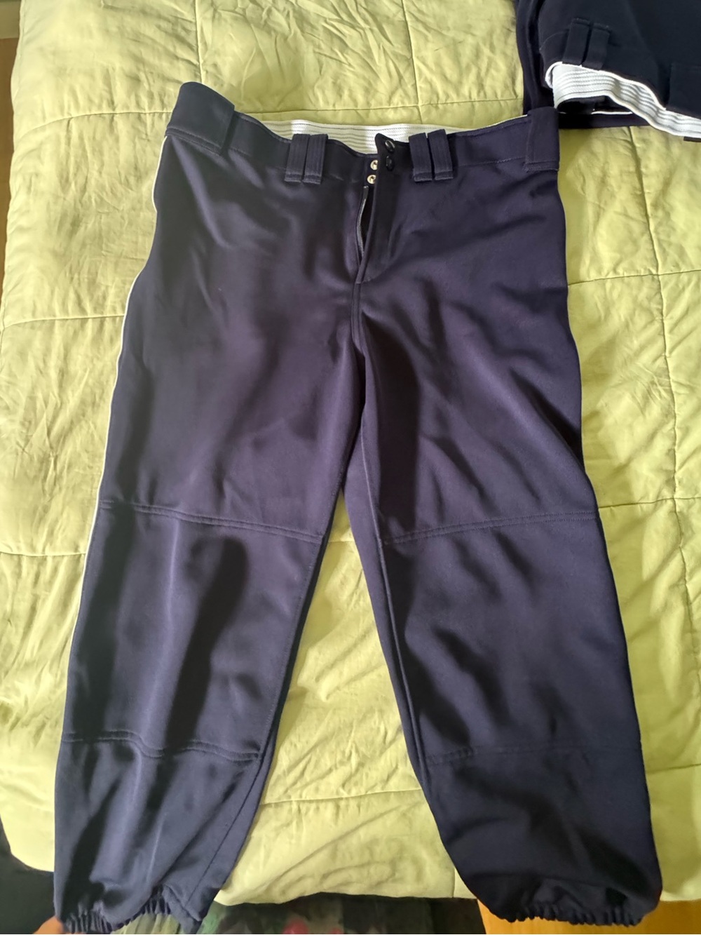 Women’s mizuno navy softball pants